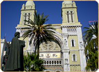 Tourisme à Tunis – LA CATHEDRALE SAINT VINCENT DE PAUL- Majestic Hôtel